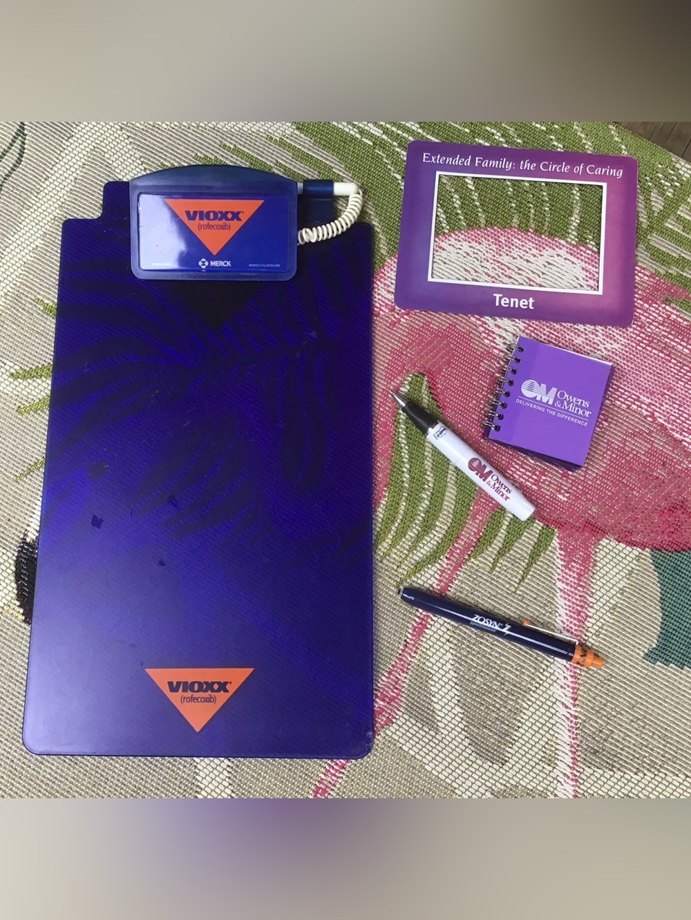Vintage Pharmaceutical Products, Includes Rare Vioxx Clipboard!